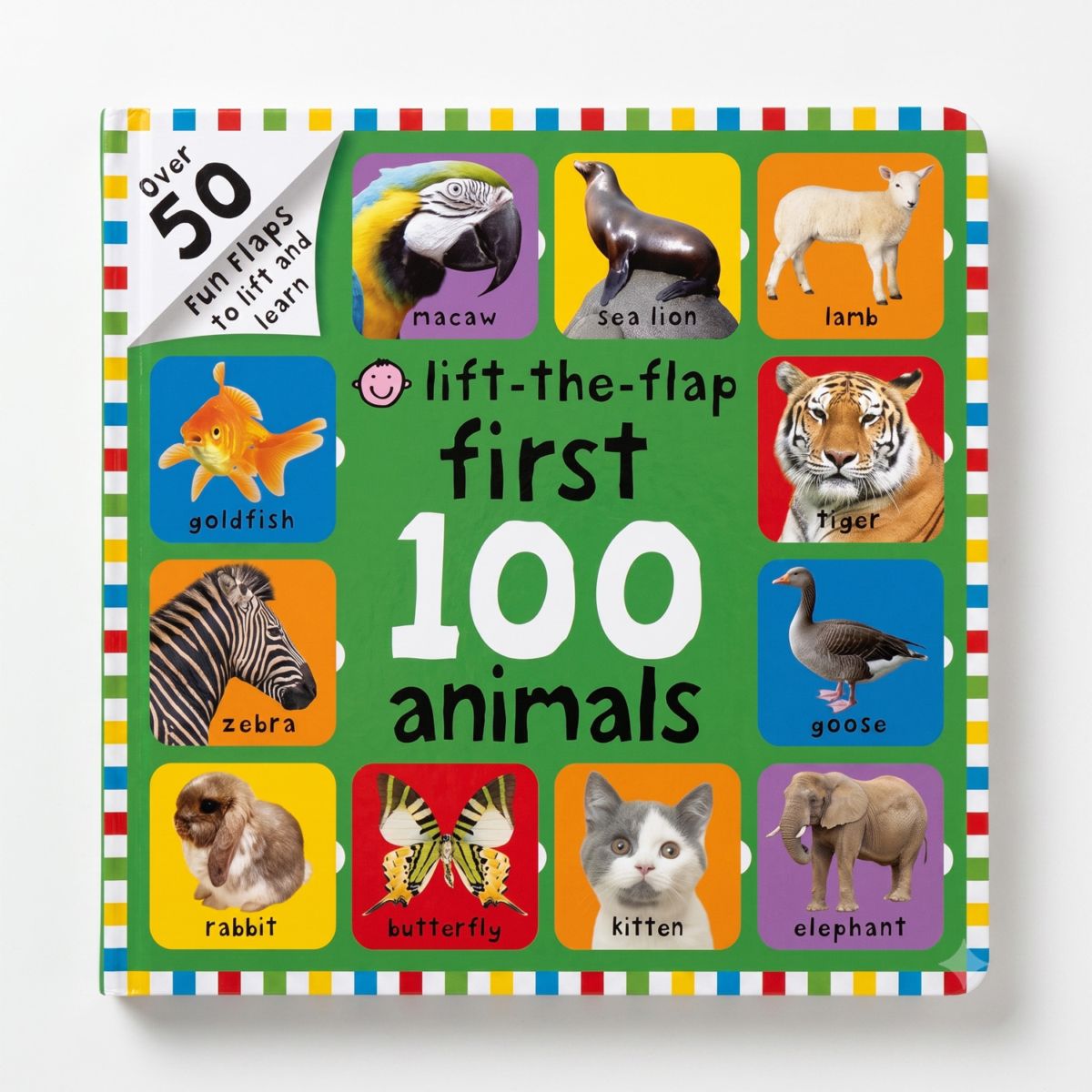めくりしかけ絵本　１００アニマルズ　First 100 Animals