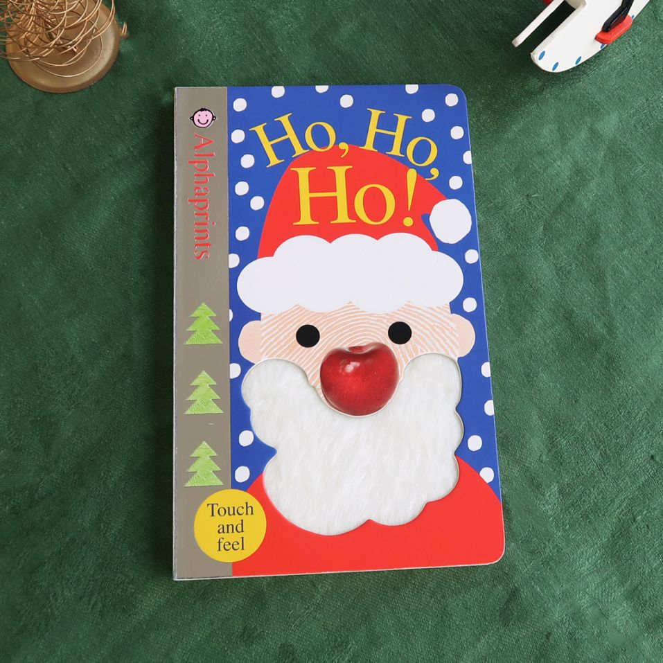 さわって楽しむ！しかけ絵本　Alphaprints Ho, Ho, Ho!