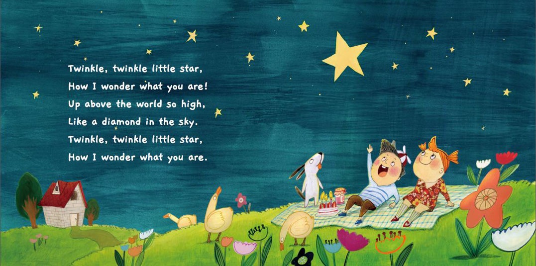 SING&SAY Twinkle Twinkle Little Star CDつき絵本 ＜Two Ponds