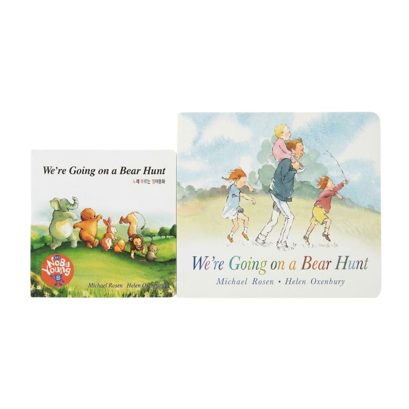 SING&SAY　We're Going on a Bear Hunt　ボードブック＆ＣＤセット ＜NoBuYoung＞ 【レベル3】