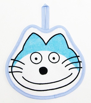 １１ぴきのねこ　ループつきタオル　ビックリ