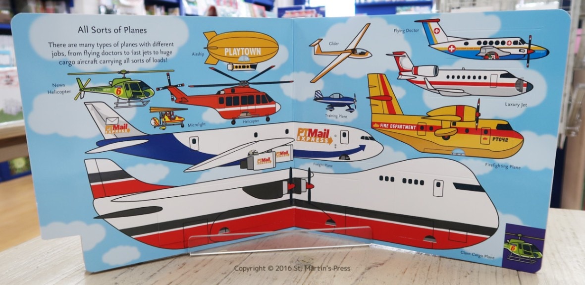 めくりしかけ絵本 Playtown AIRPORT | カテゴリーでさがす,ベビー