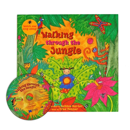 動画も見られるCDつき】 SING&SAY Walking through the Jungle