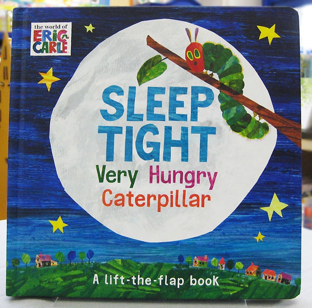 めくりしかけ絵本　はらぺこあおむし　Sleep tight Very Hungry Caterpillar
