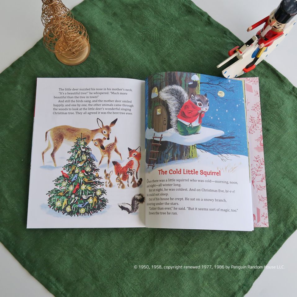 スキャリーの動物たちのクリスマス ミニ Golden Books シリーズ