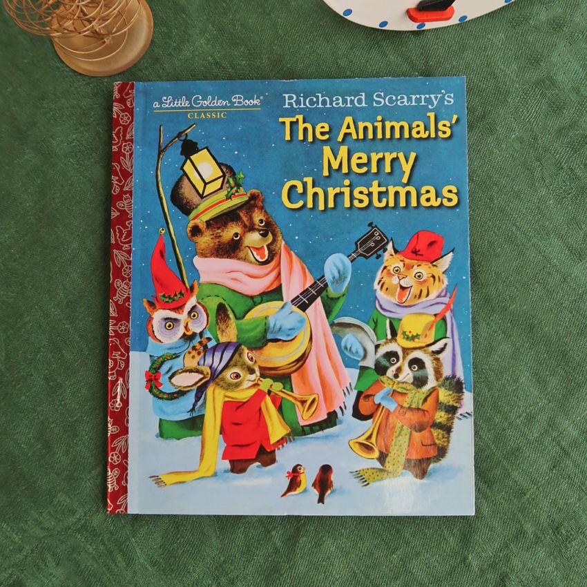 スキャリーの動物たちのクリスマス ミニ　Golden Books シリーズ