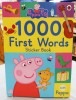 ステッカーブック　ペッパピッグ　1000 First Words