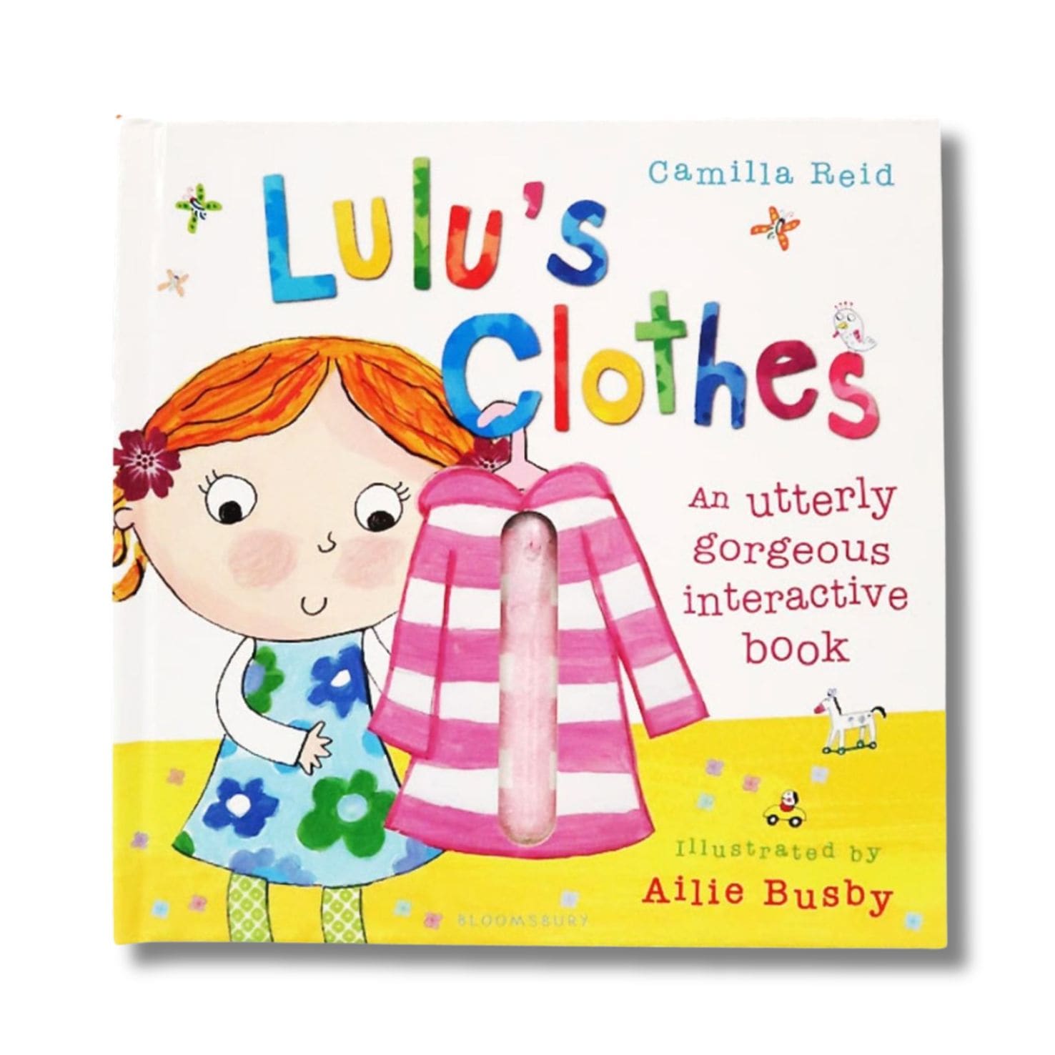 しかけつき絵本　Lulu's Cloths　～楽しく学べる英語知育絵本シリーズ