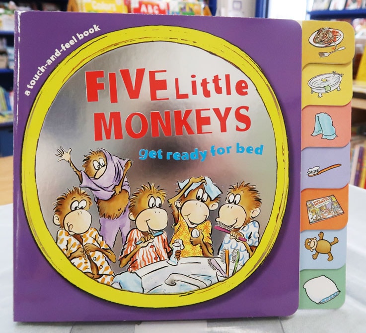Five Little Monkeys Get Ready for Bed　ボードブック