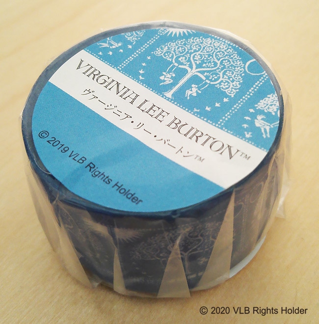 ちいさいおうち　～The Little House～　マスキングテープ　バートンテキスタイル柄