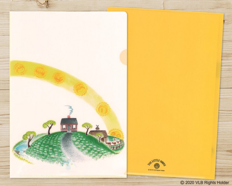 ちいさいおうち ～The Little House～ A4クリアファイル 表紙 黄