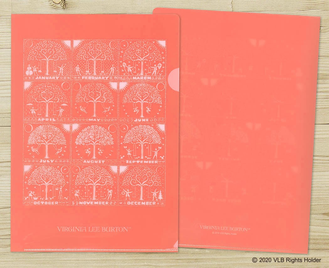 ちいさいおうち ～The Little House～ A4クリアファイル テキスタイル