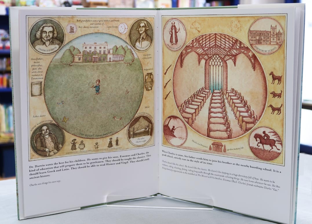 未開封 希少 限定版 チャールズダーウィン 1847年版完全再現 木製本読み台付 未開封 希少 限定版 チャールズダーウィン 1847年版完全再現 木製