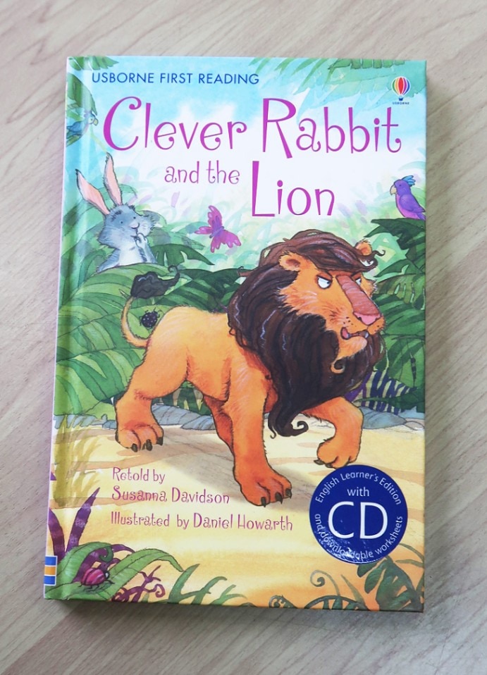 朗読ＣＤつき名作童話　Clever Rabbit and the Lion 【レベル2】