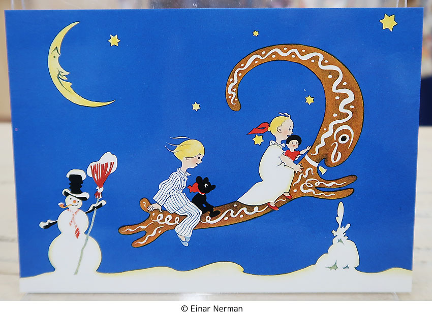 Resan till pepparkakslandet　～ジンジャークッキーの国への旅～ ポストカード