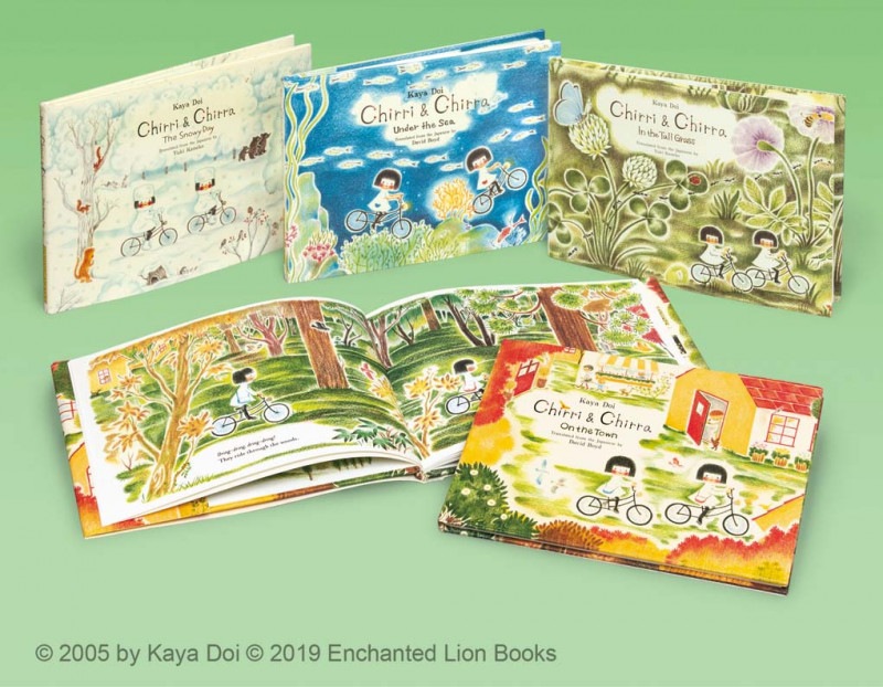 英語の本棚 英語でよもう どいかや チリとチリリ シリーズ 英語圏でも人気 日 英読み比べにも 全４巻 英語の本棚ファーストステップ 洋書絵本 絵本の家オンラインショップ