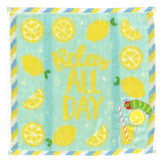 はらぺこあおむし　プチタオル　（レモネード）