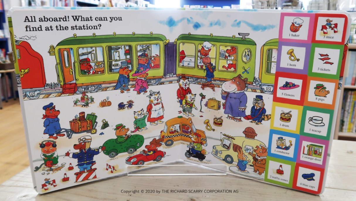 リチャード・スキャリー　Richard Scarry 子供用絵本 Richard Scarryが書いた英語絵本3冊