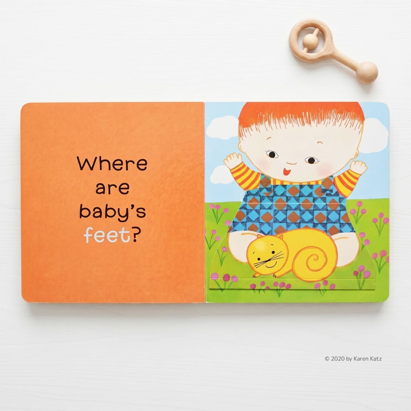 めくりしかけ絵本 Where is Baby's Belly Button? ～おへそどこ