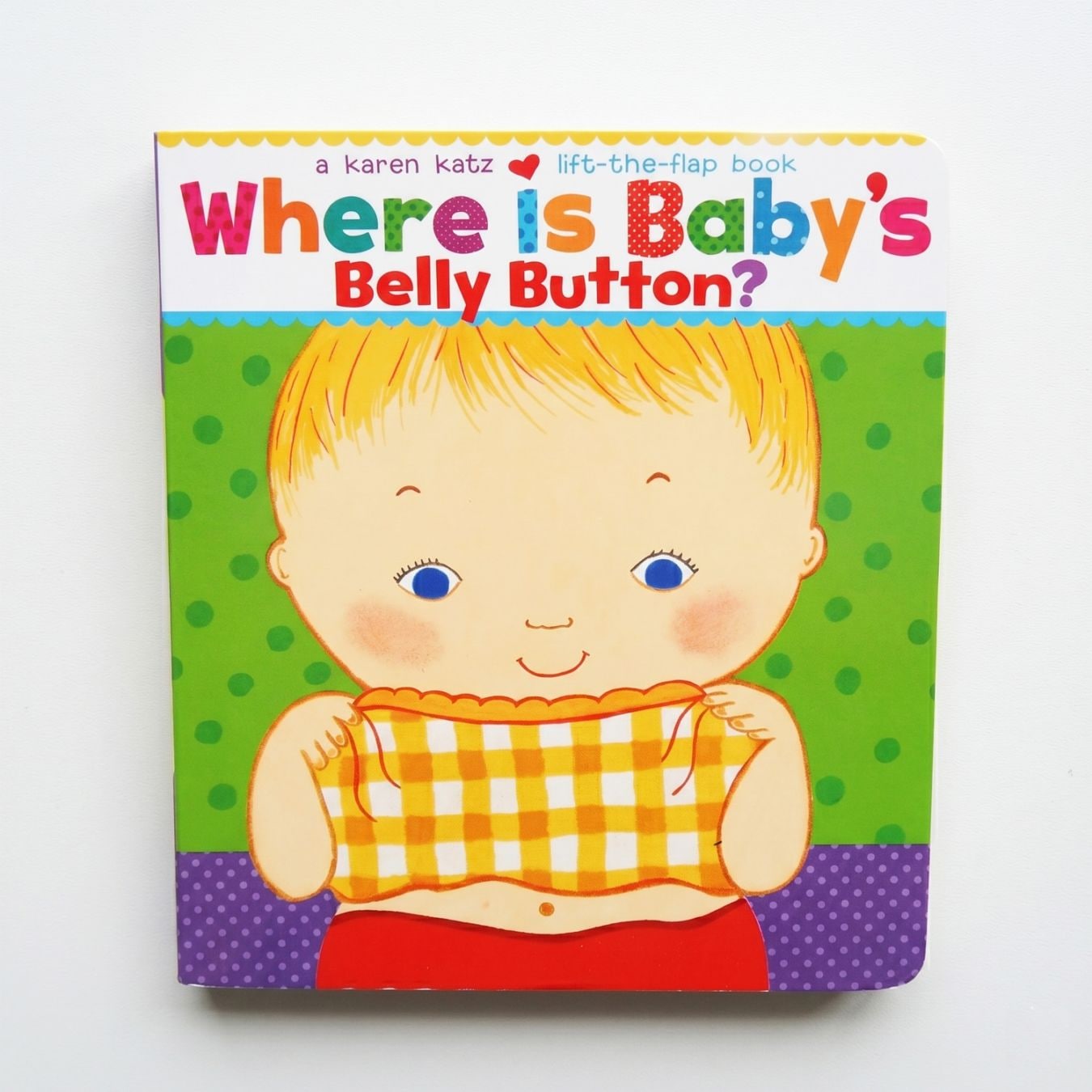 めくりしかけ絵本　Where is Baby's Belly Button? ～おへそどこ？～