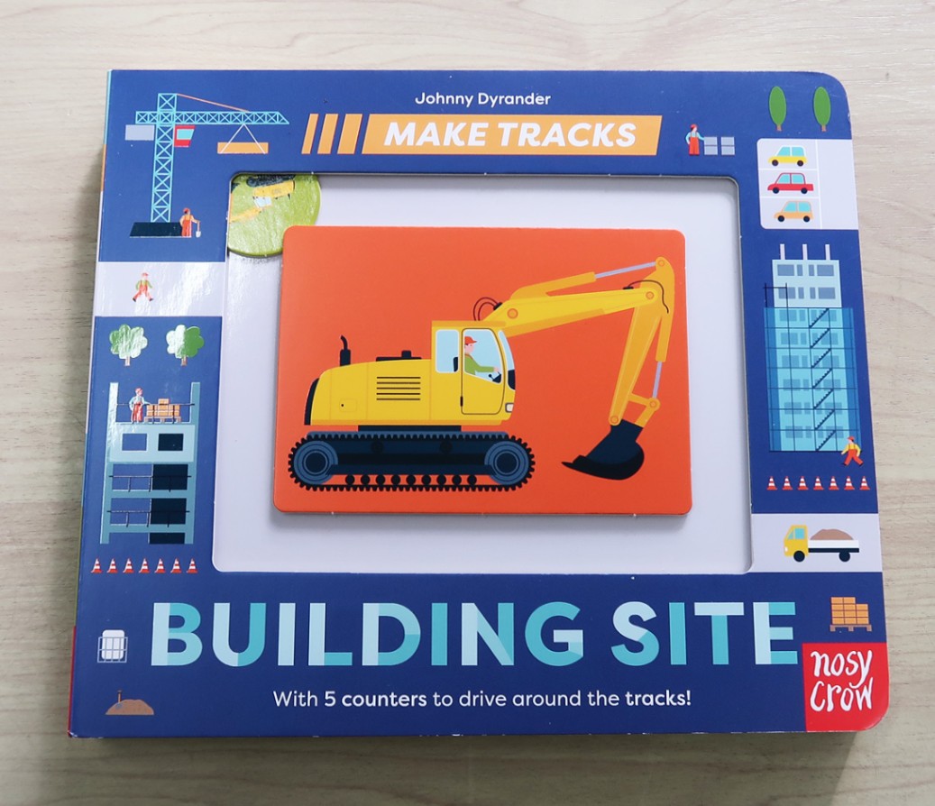 指でたどろう！しかけ絵本　Building Site