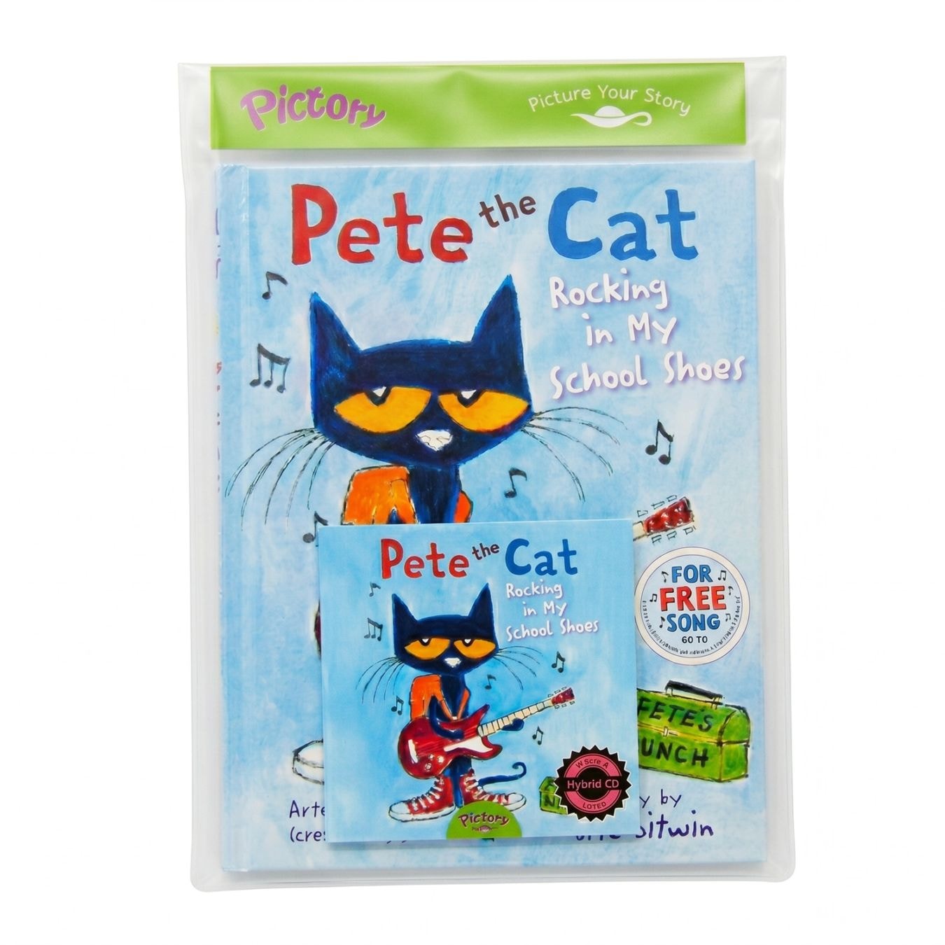 SING&SAY  Pete the Cat Rocking in my School Shoes ＣＤつき絵本 ＜Pictory＞ 【レベル４】