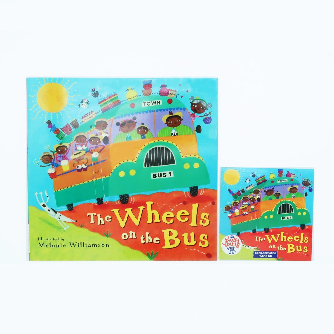 【大特価！セール品】 SING&SAY  The Wheels on the Bus ＣＤつき絵本 ＜NoBuYoung＞ 【レベル４】