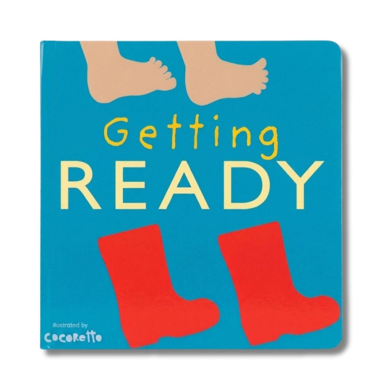 五感で楽しむユニバーサルデザインの絵本　Getting  Ready　（QRコード音つき）