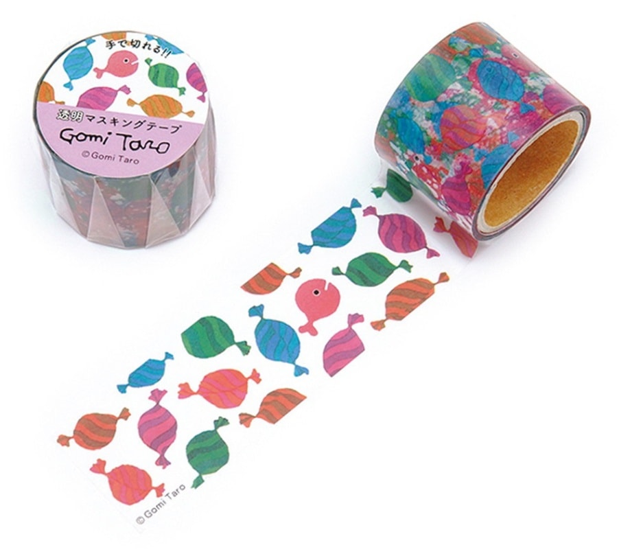 Gomi Taro 五味太郎　マスキングテープ 30W　キャンディ