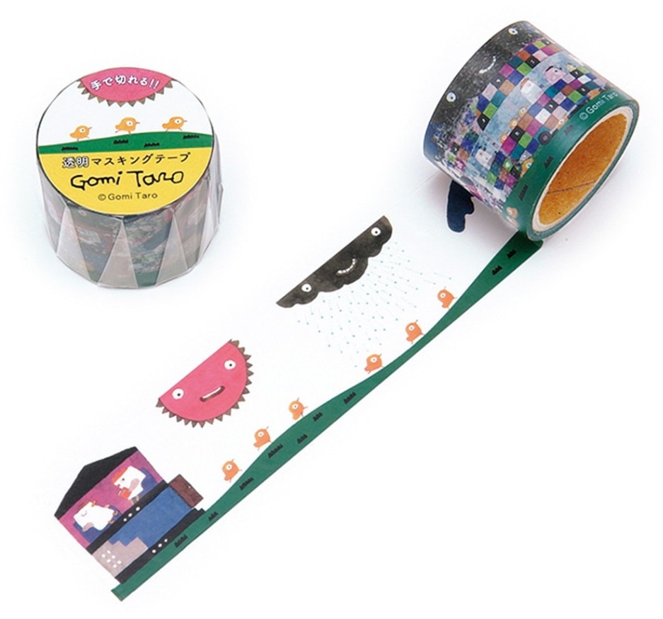 Gomi Taro 五味太郎　マスキングテープ 30W　おうち
