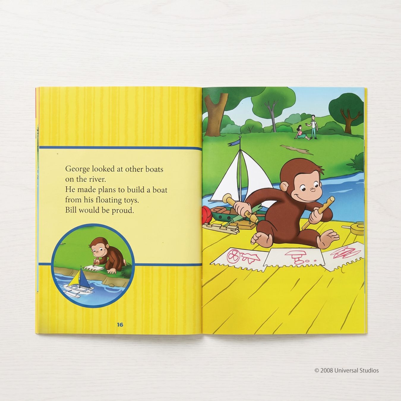 おさるのジョージ 英語リーダーシリーズ Curious George The Boat Show
