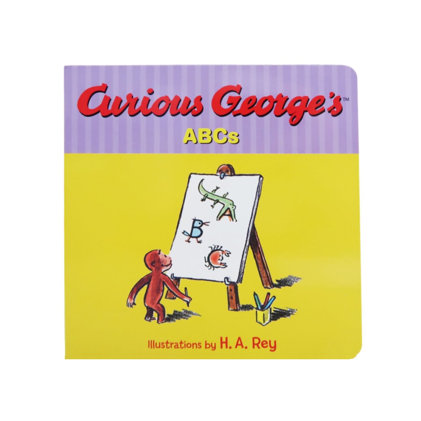 おさるのジョージ　ボードブック　ABCs