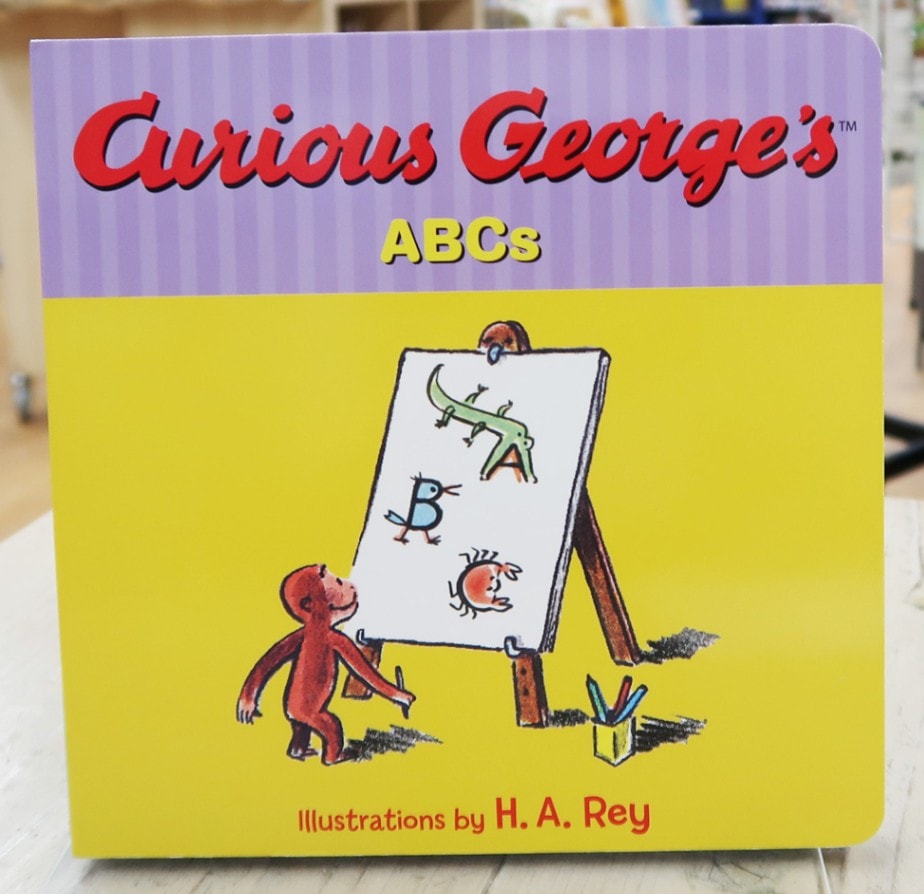 おさるのジョージ　ボードブック　ABCs