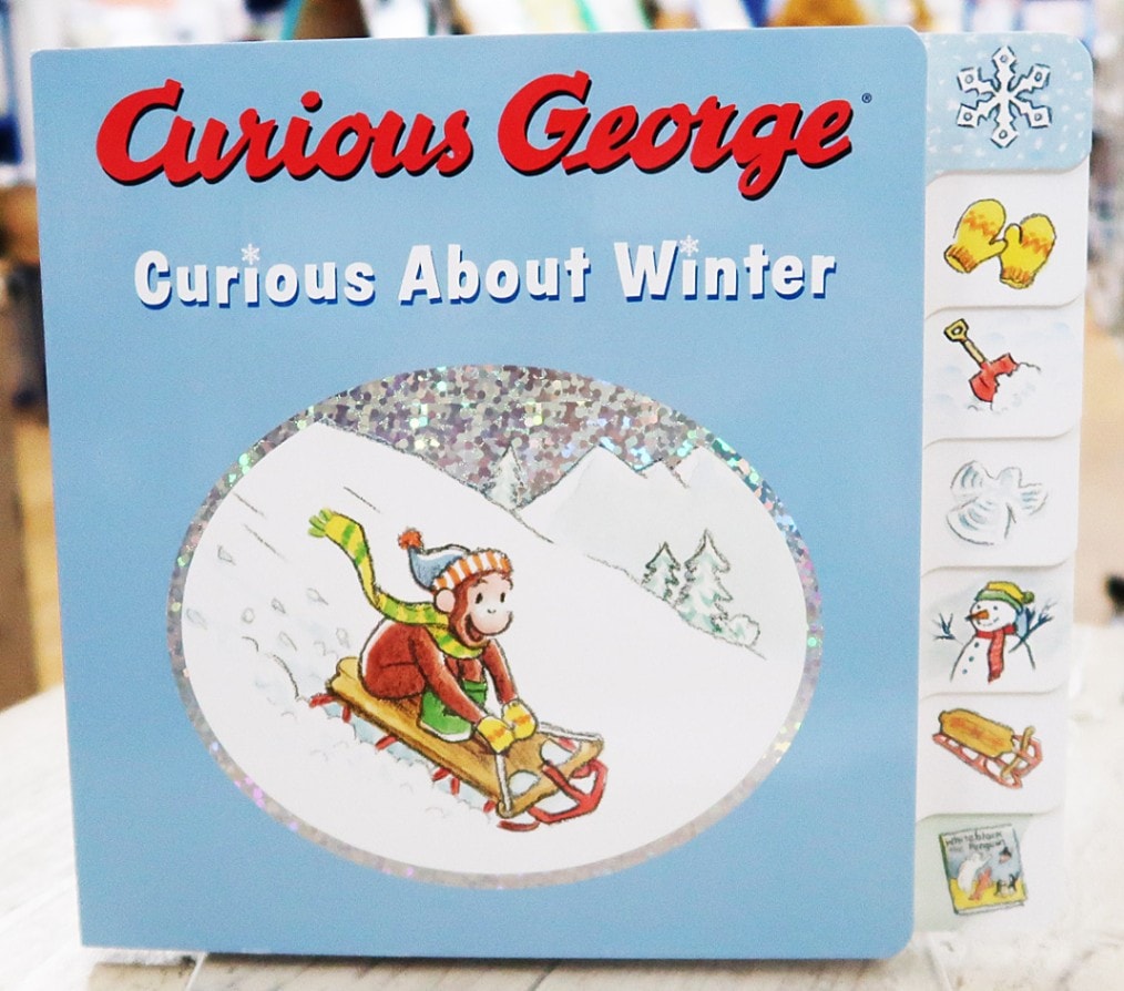 おさるのジョージ　ボードブック　Curious About Winter