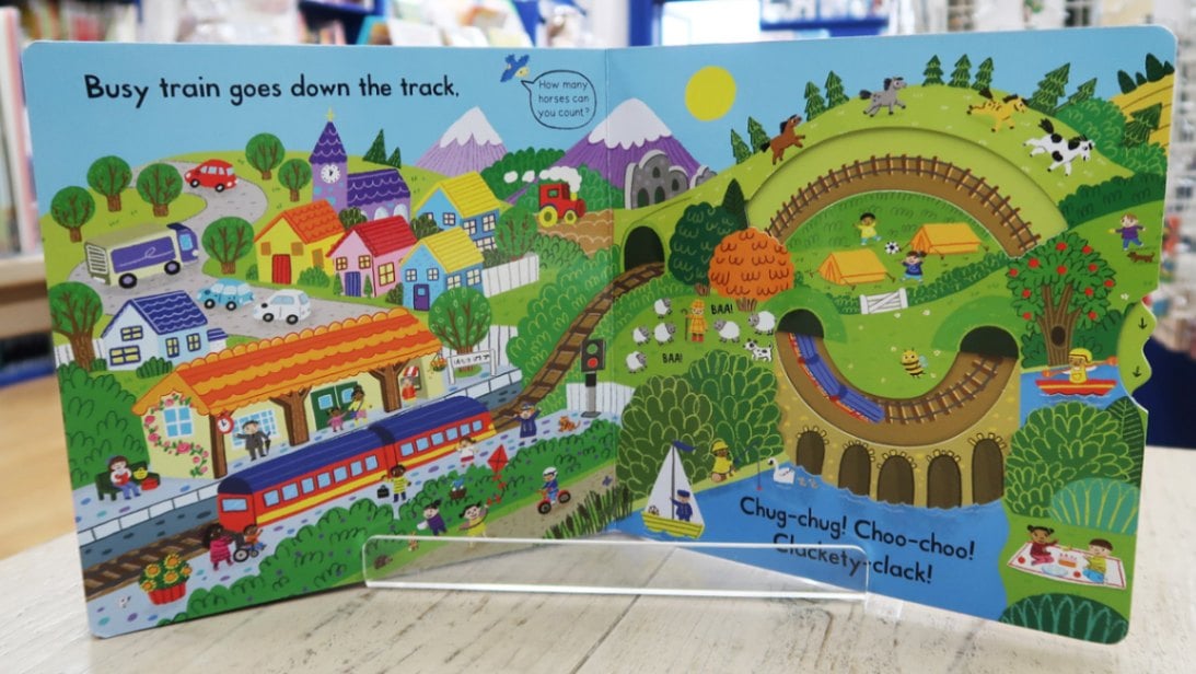 しかけつき絵本 Busy Trains | すべての商品 | | 洋書絵本 絵本