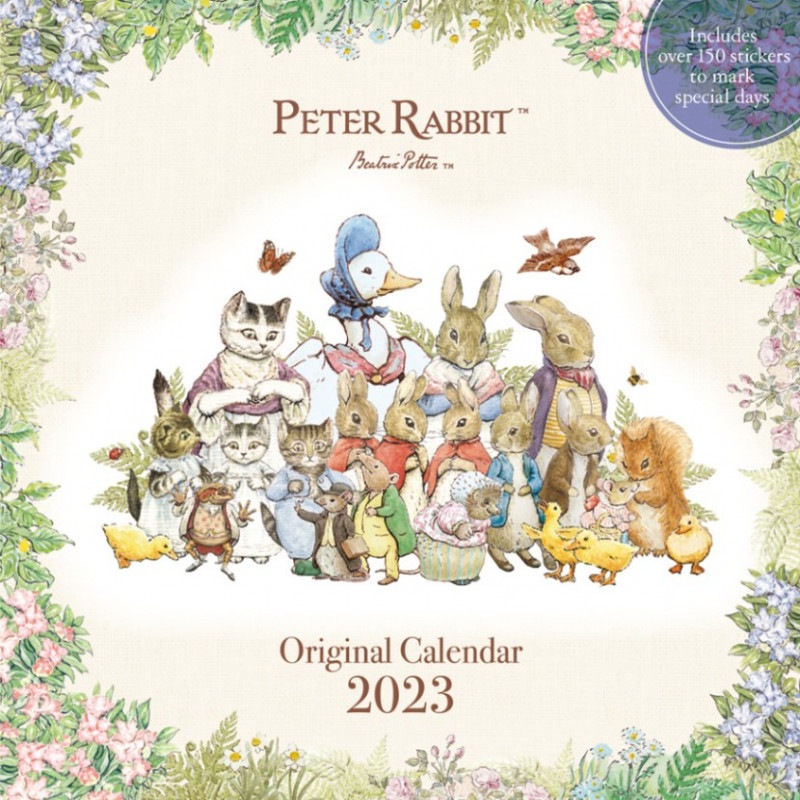 ピーターラビット 23 カレンダー 23年版カレンダー 洋書絵本 絵本の家オンラインショップ