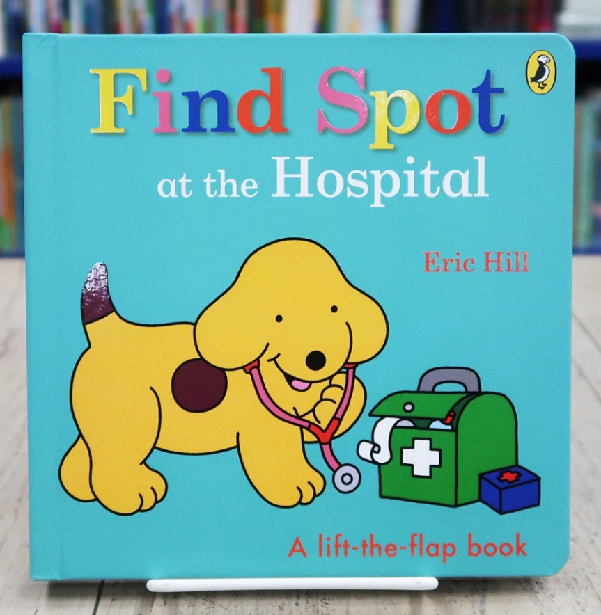 めくりしかけ絵本　Find Spot at the Hospital　ボードブック