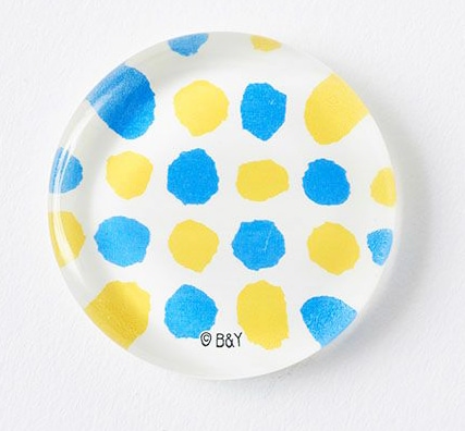 レオ・レオニ　ガラス箸置き　あおくんときいろちゃん