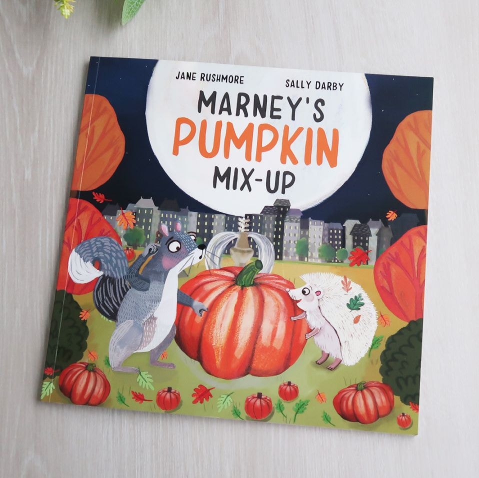 ハロウィン絵本　Marney's Pumpkin Mix-Up　ペーパーバック版