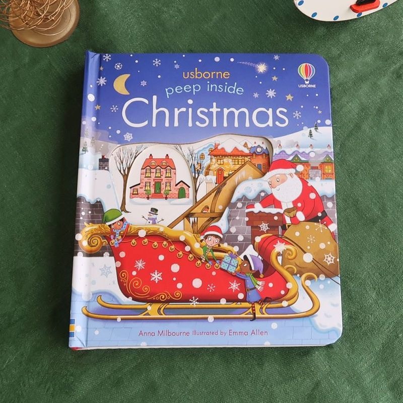 洋書絵本 のぞいてみよう！しかけ絵本 Christmas | カテゴリーでさがす,絵本