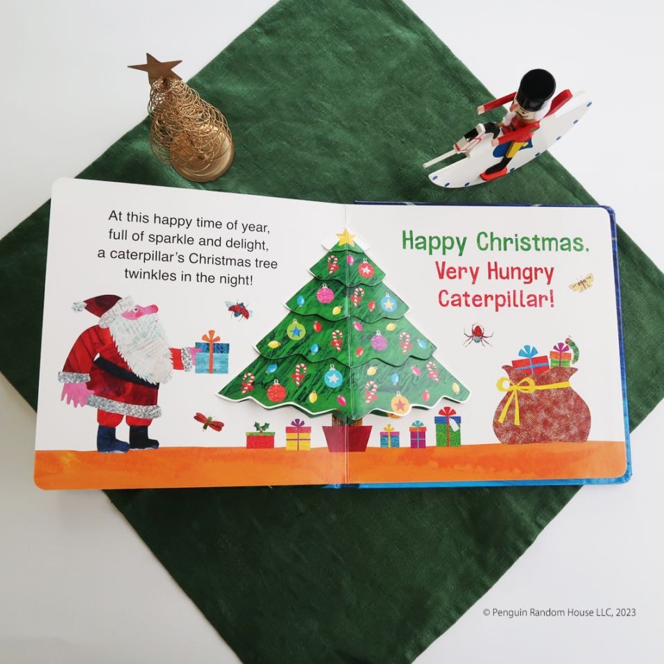 めくりしかけ絵本 Very Hungry Caterpillar's Christmas Tree