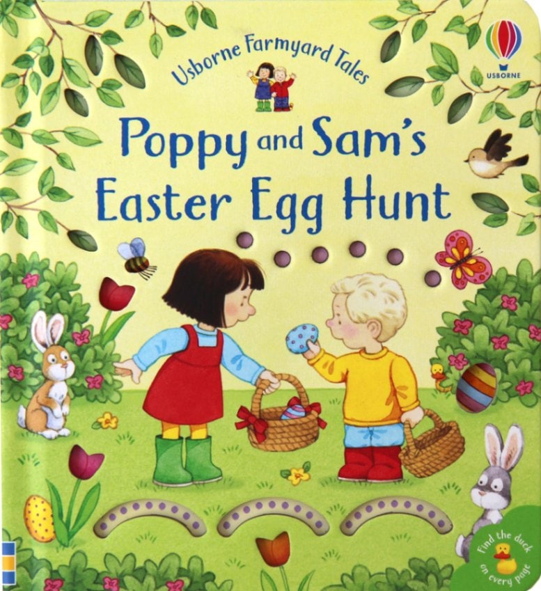 指でたどろう！しかけ絵本　Poppy and Sam's Easter Egg Hunt