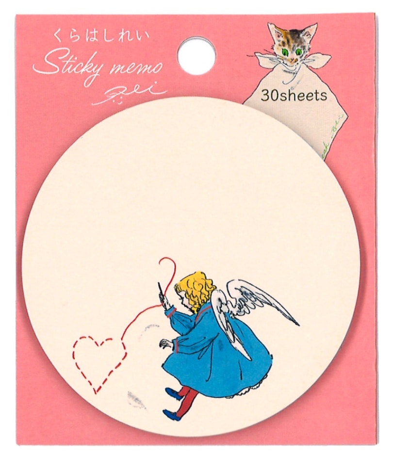 くらはしれい　付箋　天使