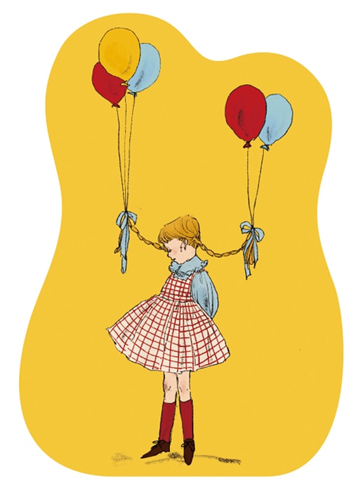 くらはしれい　ダイカットステッカー　風船