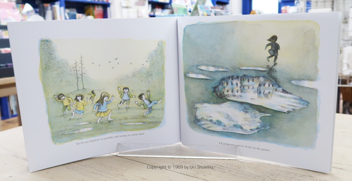 洋書絵本「小さな雨:聖書の一節」 Rain Rain Rivers ～あめのひ