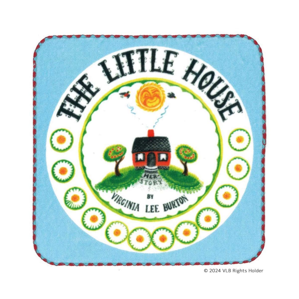ちいさいおうち　～The Little House～　プチタオル　表紙　空色