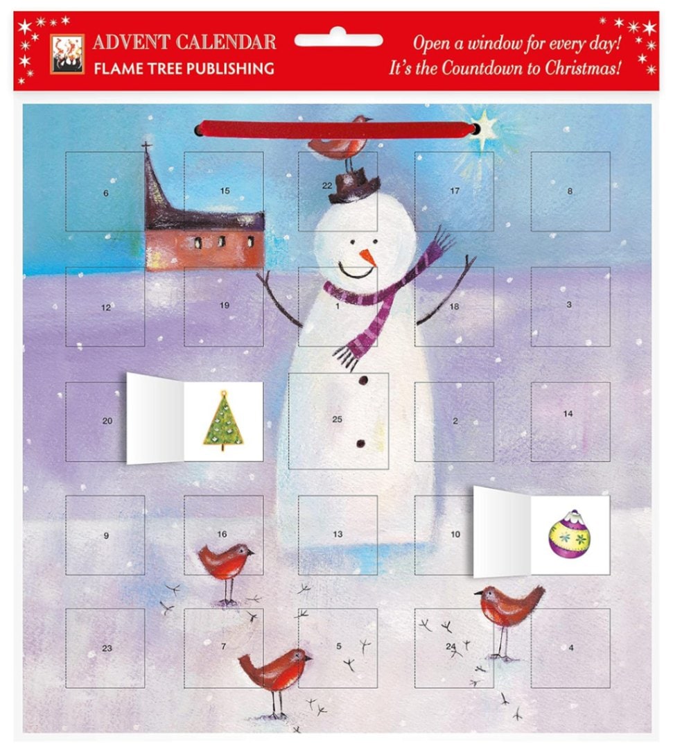アドベントカレンダー Snowman and Robin advent calendar
