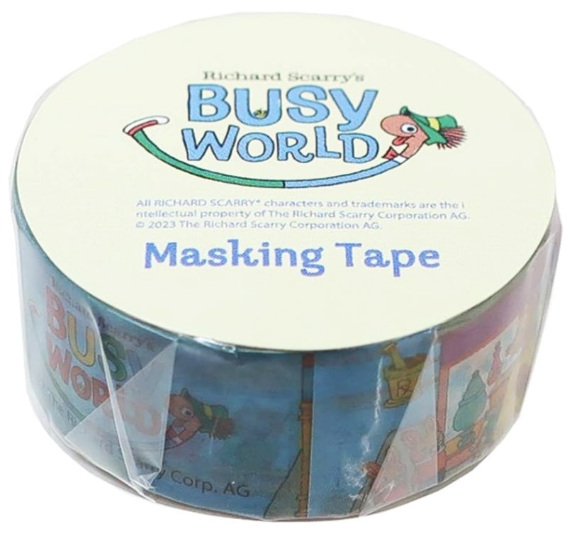 リチャード・スキャリー　マスキングテープ　タウン LBL