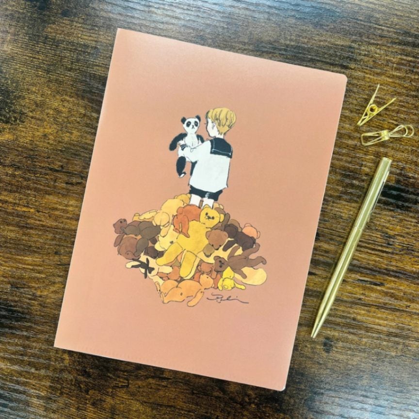 くらはしれい　A5ダブルクリアファイル　くま