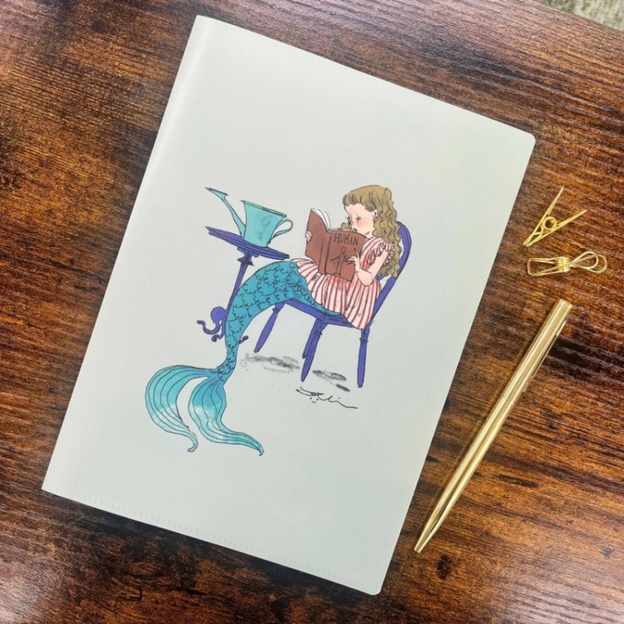 くらはしれい　A5ダブルクリアファイル　人魚